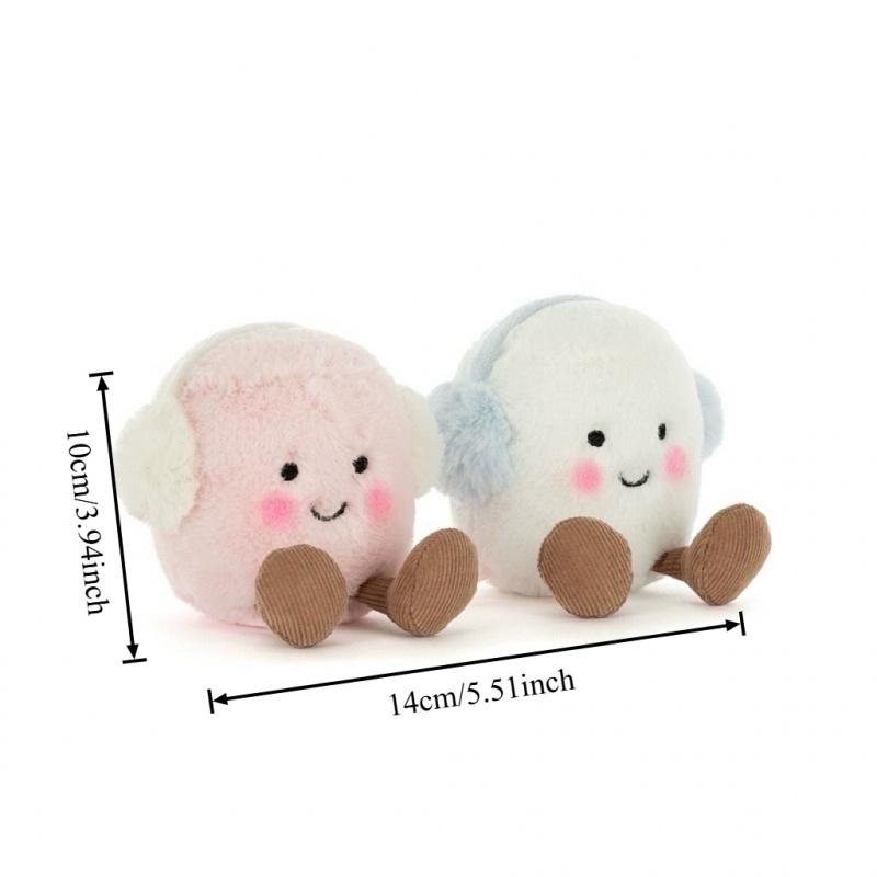 Fun and Warm Pink and White Cotton Candy Plush Toy Gift 2026 New Product