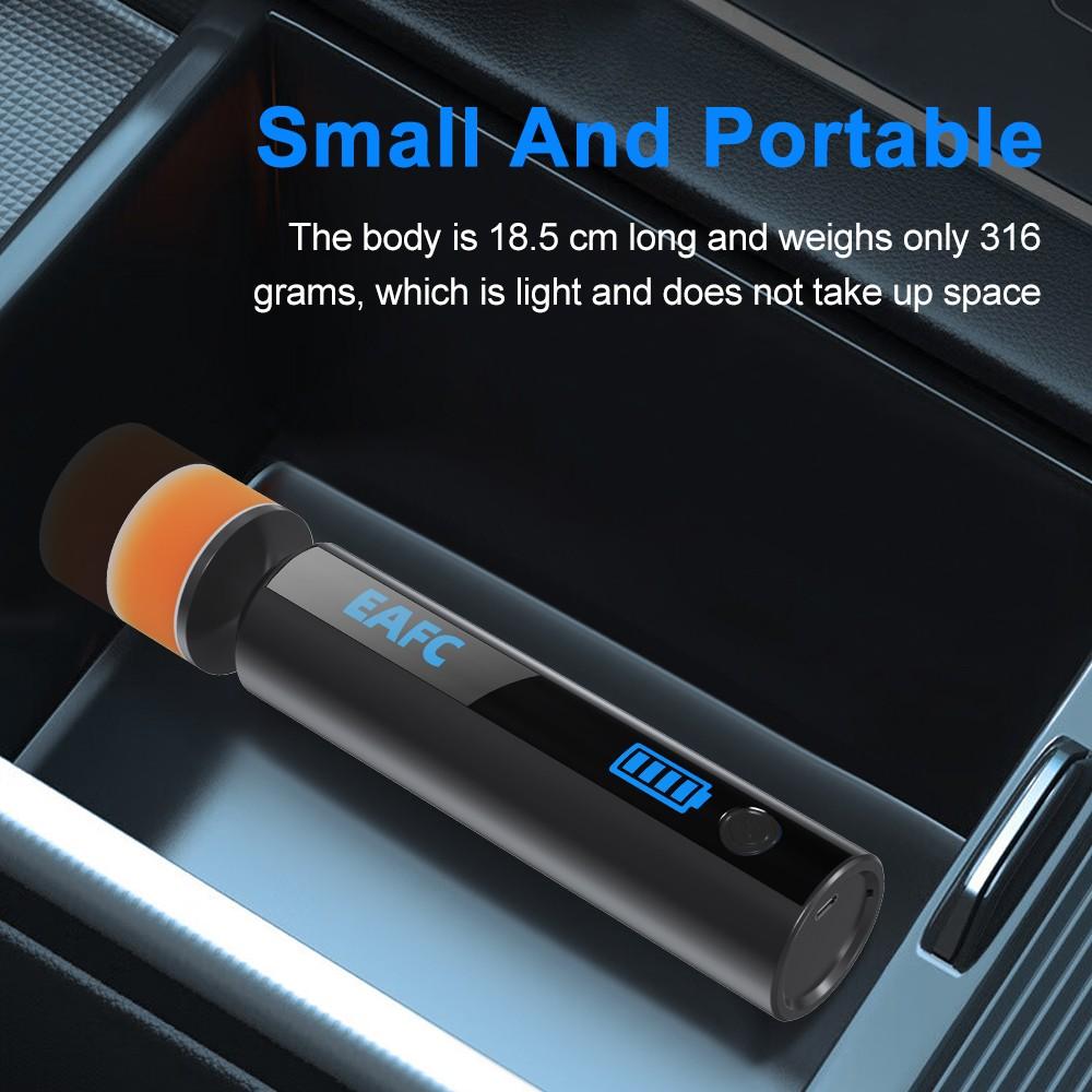 Mini Polishing Machine for Cars, Car Polisher Tool, USB Charging Wireless Car Paint Scratch Repair, Windshield Oil Film Remover, Detail Polishing Kit