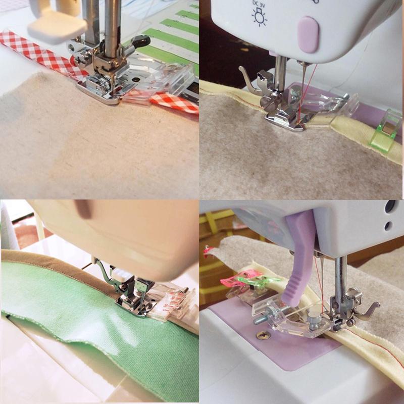 Sewing Machine Accessories Diy Sewing Sewing Machine Presser Foot Snap on For Brother Janome Adjustable Bias Tape Bindin