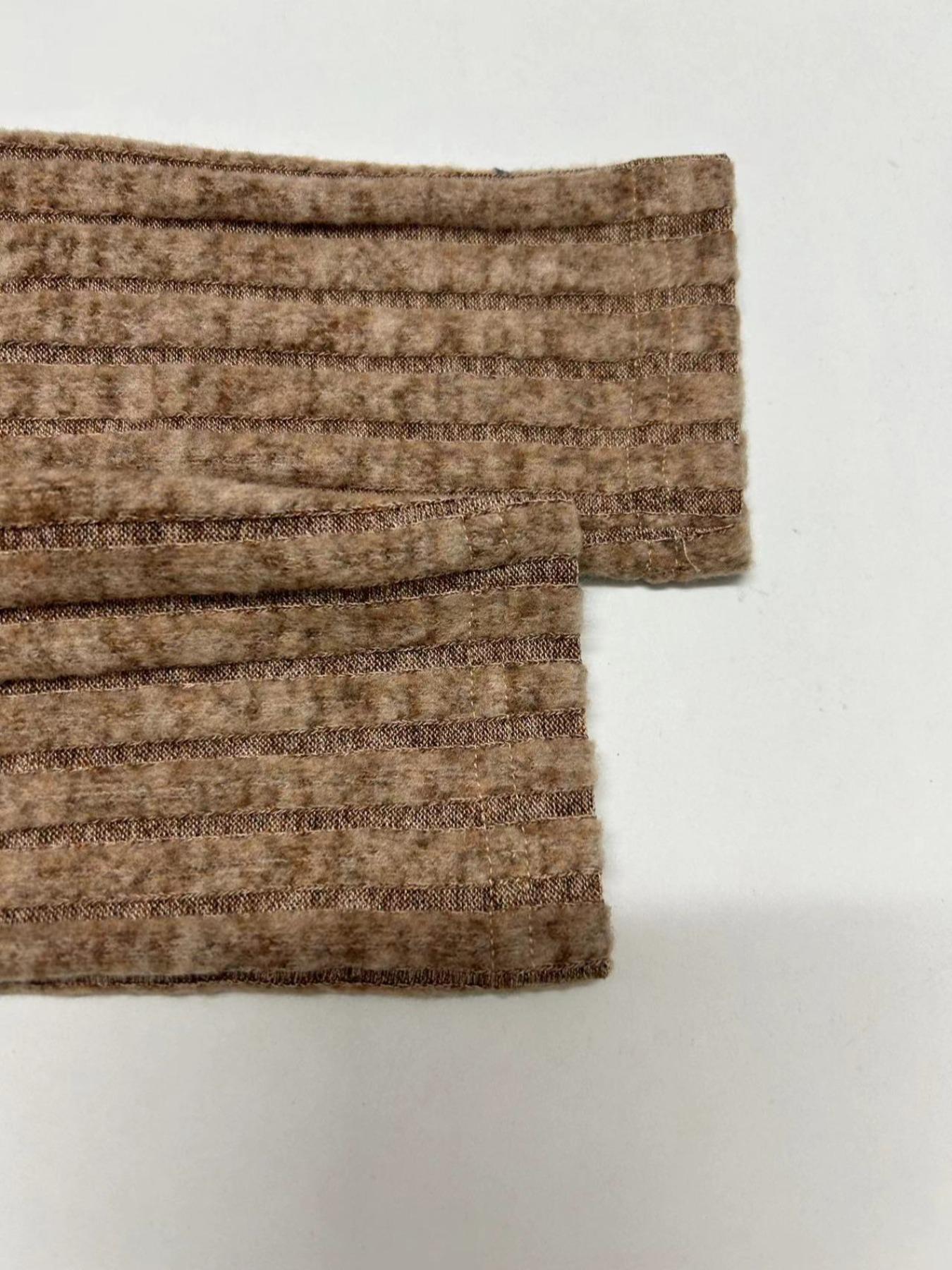 Women's Striped Deep V Neck Bodycon Dress, Comfortable Soft Casual Long Sleeve Tight Sleeve Short Dress for Fall & Winter, Ladies Clothes for Daily Wear, Womenswear