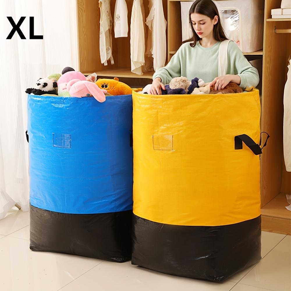 Heavy-Duty Moving Bag with Handle & Safety Drawstring Closure, Large Capacity Foldable Storage Organizer for Travel, Home, Dorm Essentials, Space Saver Bags Heavy-Duty Moving Bag with Handle & Safety Drawstring Closure, Large Capacity Foldable Storage Organizer for Travel, Home, Dorm Essentials, Space Saver Bags