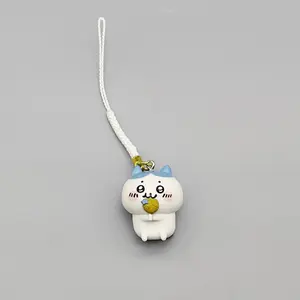 New Japanese Chiikawa Foodie Hachiware Usagi Rakko Car Doll Small Gift Backpack Key Mobile Phone Case Pendant