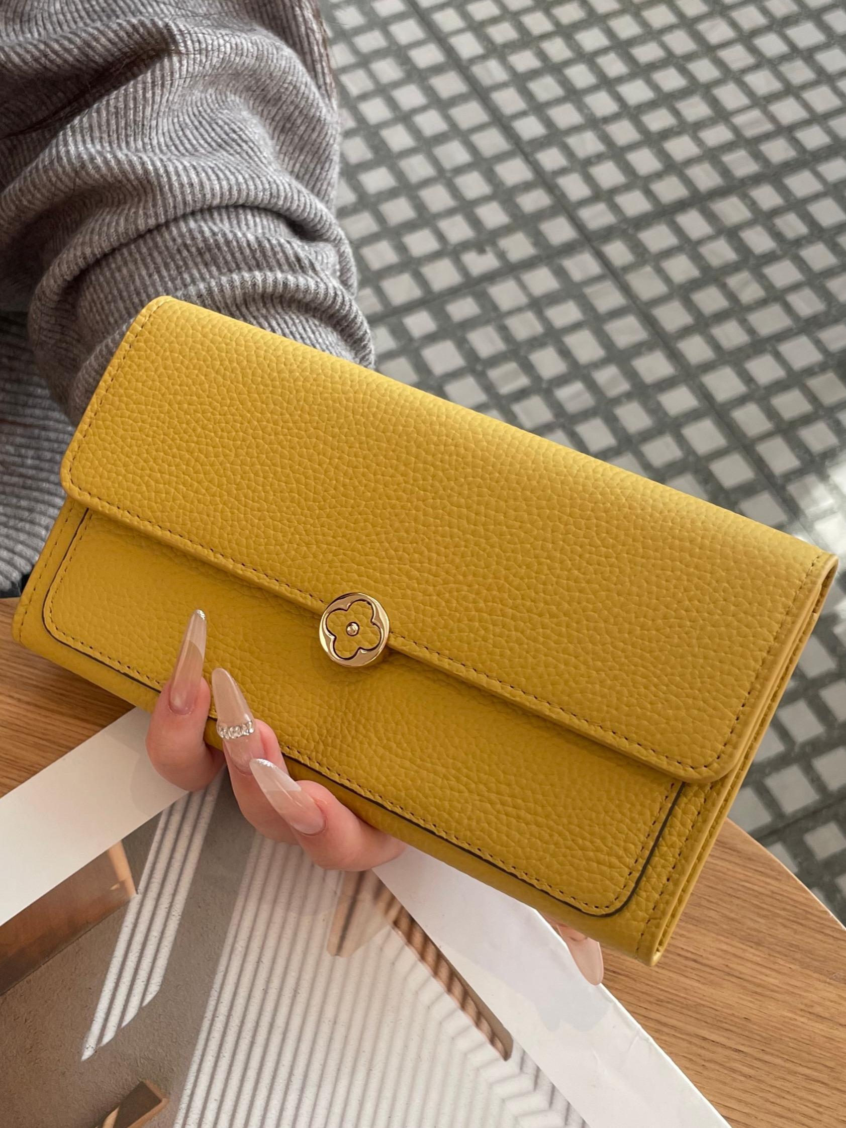 Women's New Full Leather Long Wallet, Cross-Border First Layer Cowhide Handbag, Genuine Leather Clutch Purse, Stylish and Durable