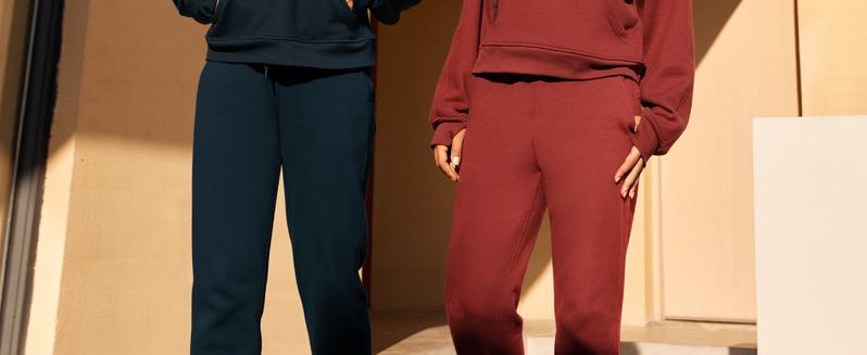 CRZ YOGA Cotton Fleece Lined Sweatpants Women Straight Leg Casual Lounge Sweat Pants for Women #TikTokShopBlackFriday#TikTokShopCyberMonday