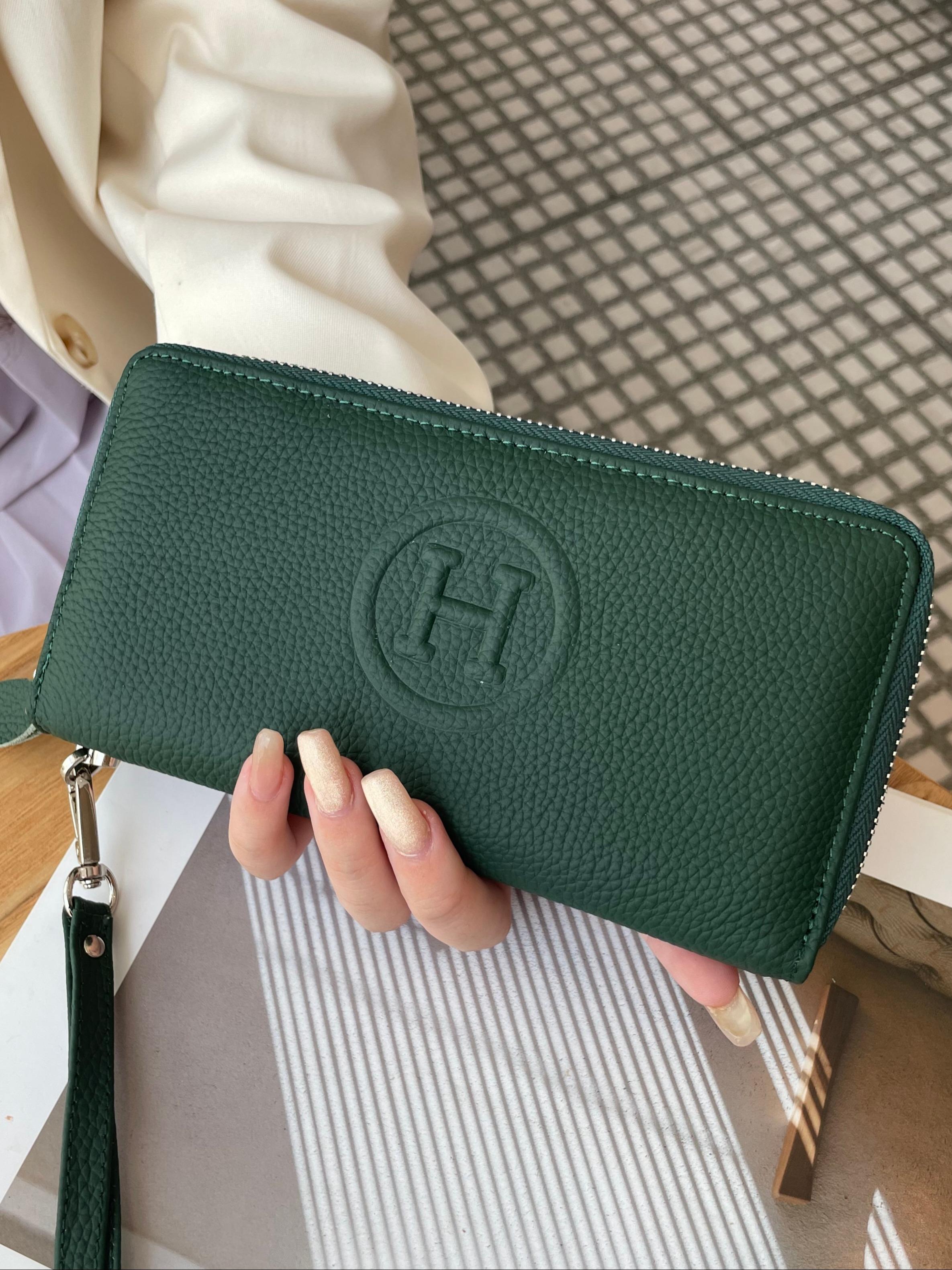 Women's Genuine Leather Wallet New Simple Versatile Fashion Long Purse Ladies Top Layer Cowhide Handbag High-End Durable Fashion Wallet