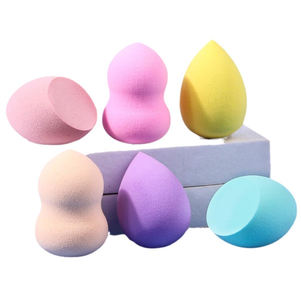 30-Piece Multi-Color Beauty Sponges —— Q-Bouncy Soft Makeup Blenders, Makeup Puffs, Skin-Friendly, Dual Dry/Wet Use, Reusable Cosmetic Sponges