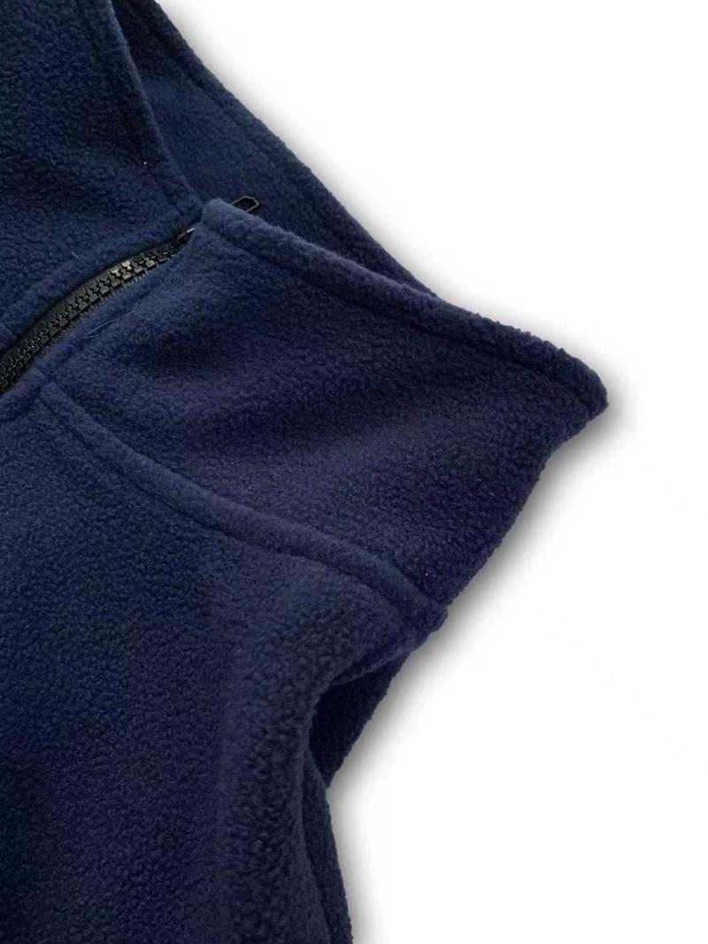 Women's Cropped Zip-Up Jacket - Fleece Casual Top with 'ADA' Print for Daily & Leisure. Adjustable Drawstring Waist Jacket in Navy/Beige/Black Winter Fashion Clothing Women's Cropped Zip-Up Jacket - Fleece Casual Top with 'ADA' Print for Daily & Leisure. Adjustable Drawstring Waist Jacket in Navy/Beige/Black Winter Fashion Clothing