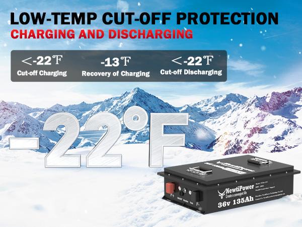 36V 135Ah Golf Cart LiFePO4 Battery with APP & Chager & Monitor, 10KW Continuous Power Lithium Battery with 200A BMS, Up to 10000+ Rechargeable Cycles, Perfect for golf cart