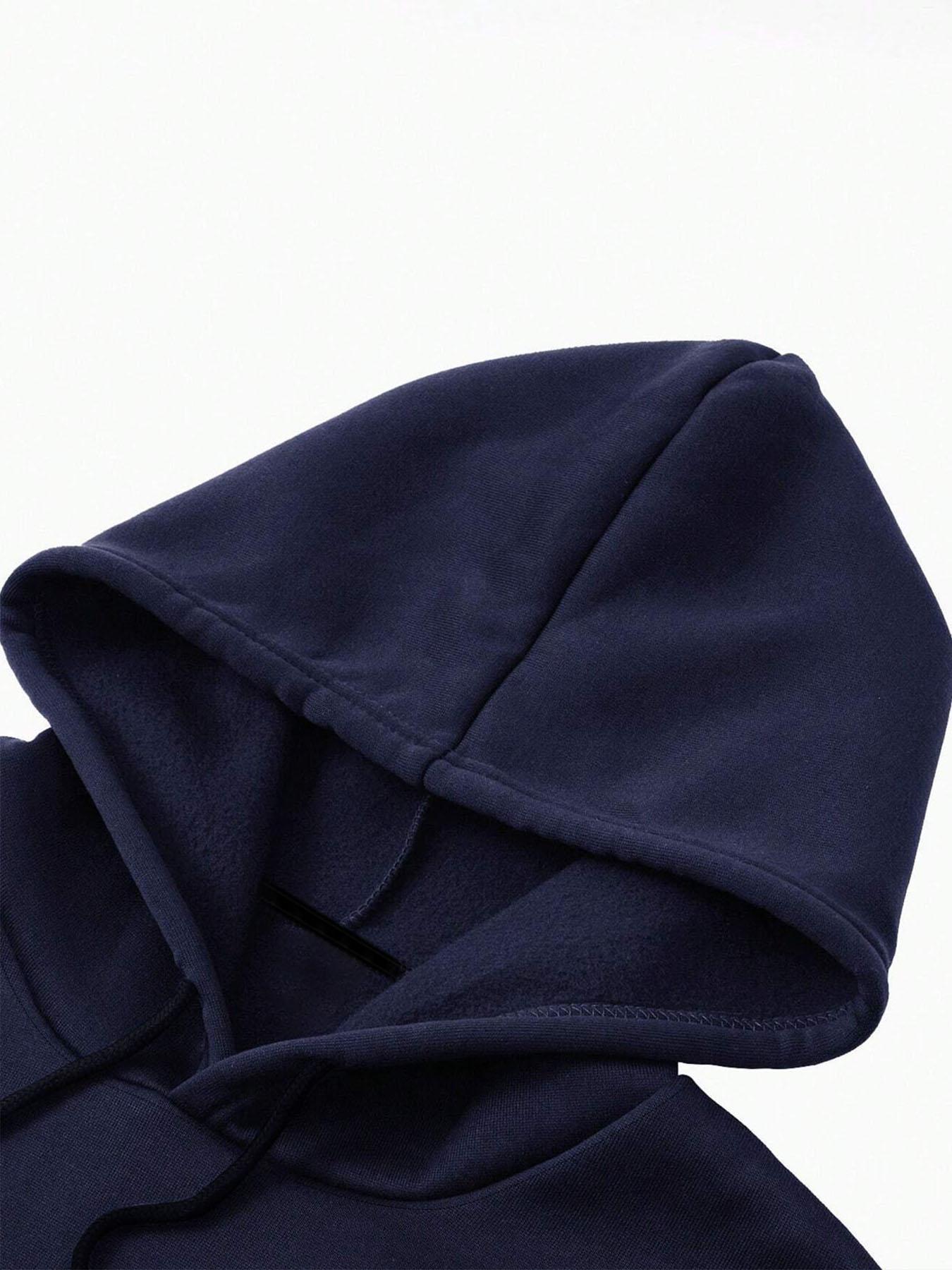 Soft fleece-lined, relaxed-fit graphic style with a bowknot, kangaroo pocket and adjustable drawstring hood. This on-trend hoodie sweatshirt pullover is perfect for versatile daily casual wear in fall and winter.