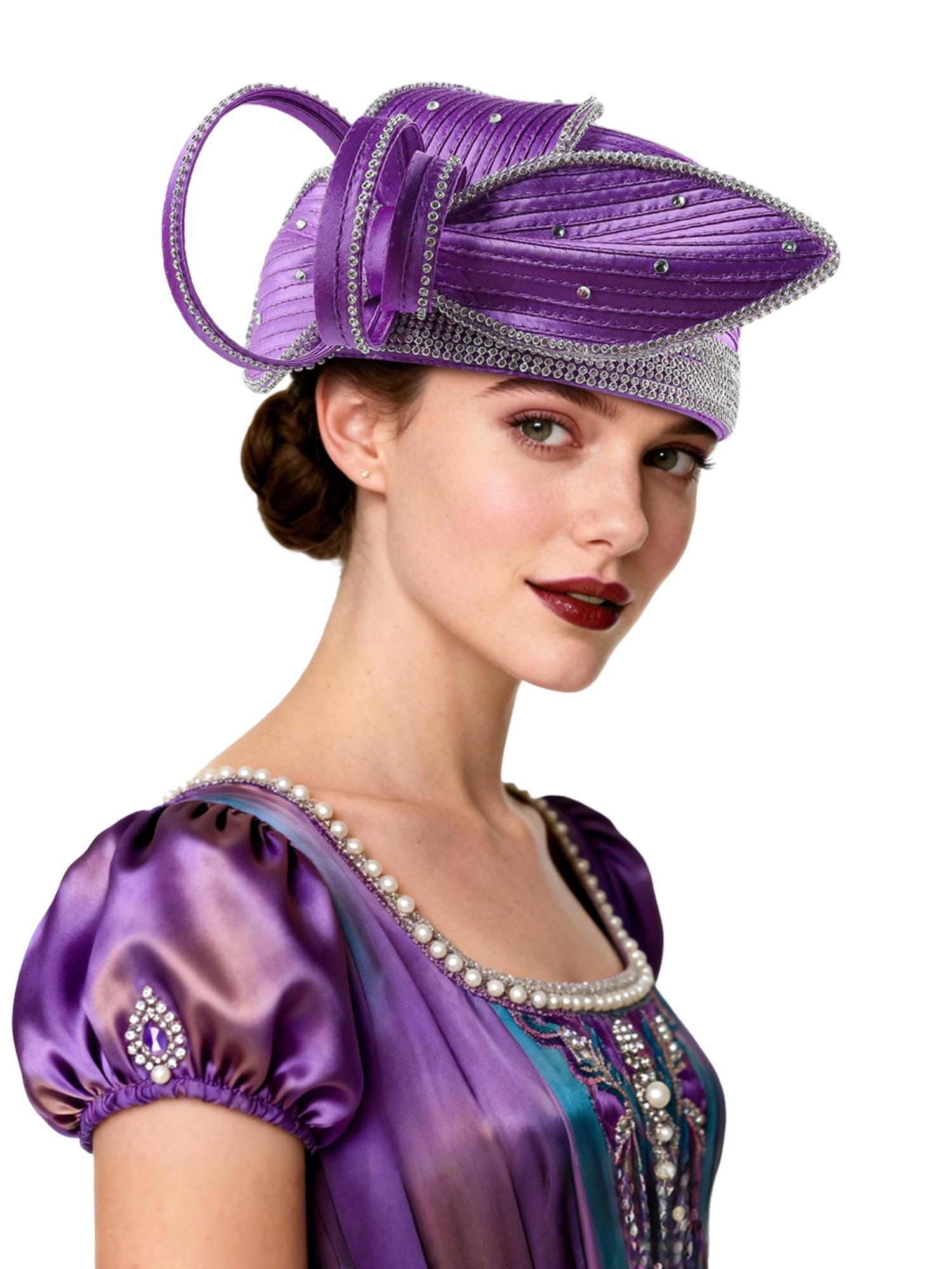 1 PC Womens Derby Hats Kentucky 2026 Fascinator Church Tea Party Wedding Adjustable Wide Brim Hat with Removable Flower