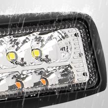 Nilight 2PCS 54W White/Amber Lights Bar 6 Inch Flood Fog Road Boat Driving Led Work SUV Jeep Lamp road light light bar fog boat Car Accessories  dealsforyoudays