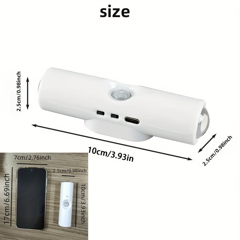 2/4/8-Pack LED Wall Lights, White - Three-Color Light - With USB Charging, Motion Sensor, and Magnetic Mount - Wireless Installation - Ideal for Bedrooms, Hallways, Entryways, Balconies, and Home Interior Lighting