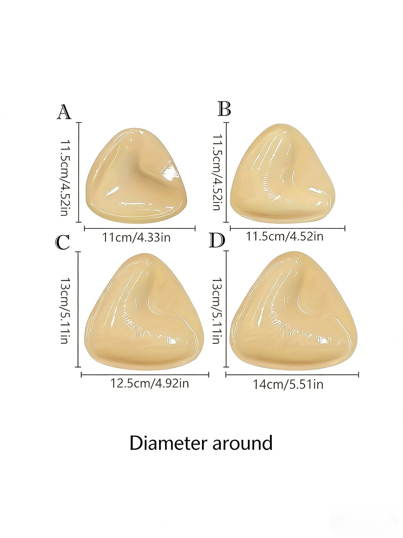 Double-Sided Adhesive Chest Lift Inserts, Large Reusable Comfortable Body Enhancer Pads, Effective and Safe for Daily Use