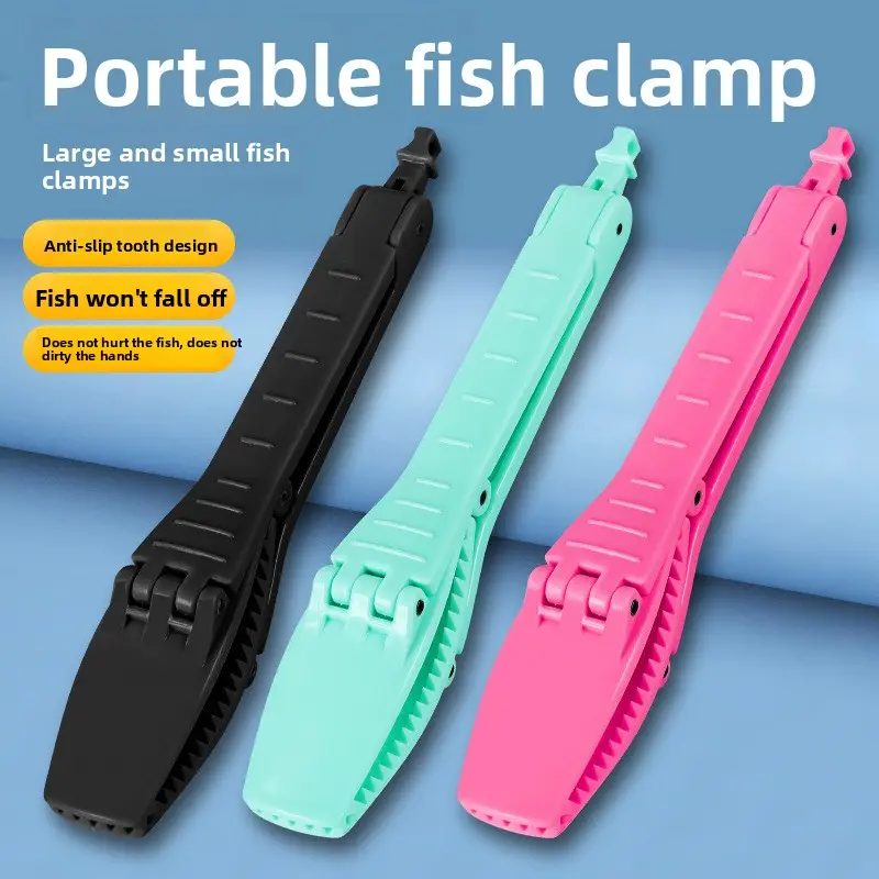 Plastic fish clip, fish control device, fish grabber, outdoor fishing supplies, accessories, fish pick-up device, fish clip, non-slip fish clip.