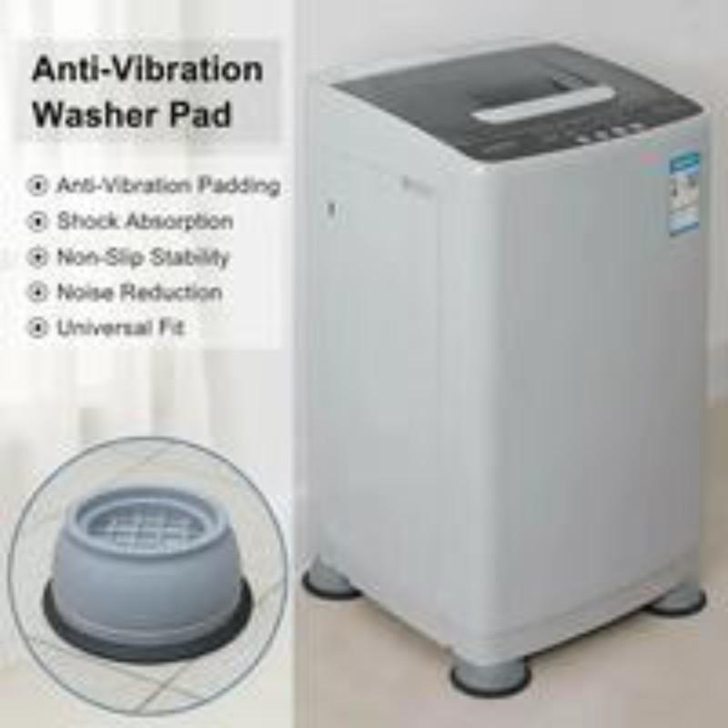 Anti Vibration Washing Machine Foot Pad, Shock & Noise Cancelling, Anti-Slip Feet for Washer & Dryer, Large Appliance Parts & Accessories