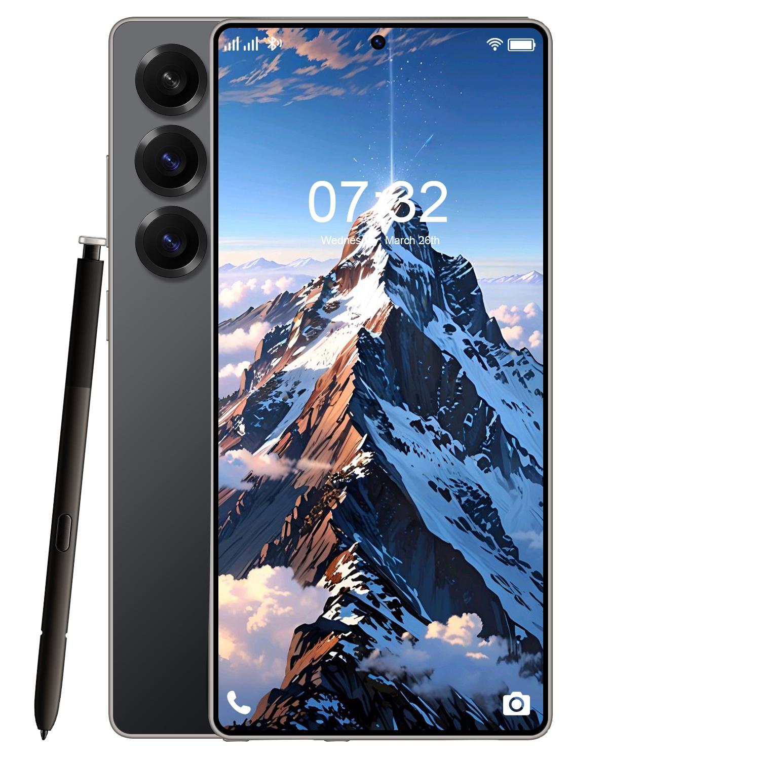 Fuffi スマートフォン本体 ブラック FUFFI 6.8 Inch Smart Phone, 4+64GB / 6+128GB ROM,Unlocked Phone