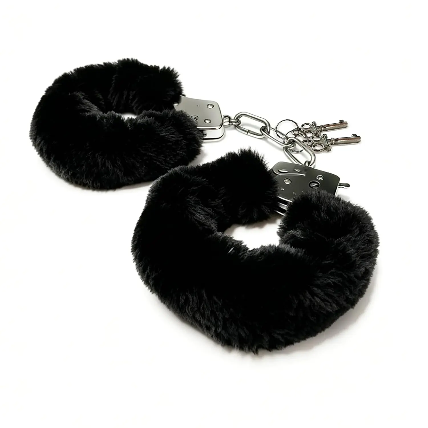 Metal Products, Handcuffs Sturdy and not Easy to Break,blackhandcuffs Metal Handcuffs with Keys