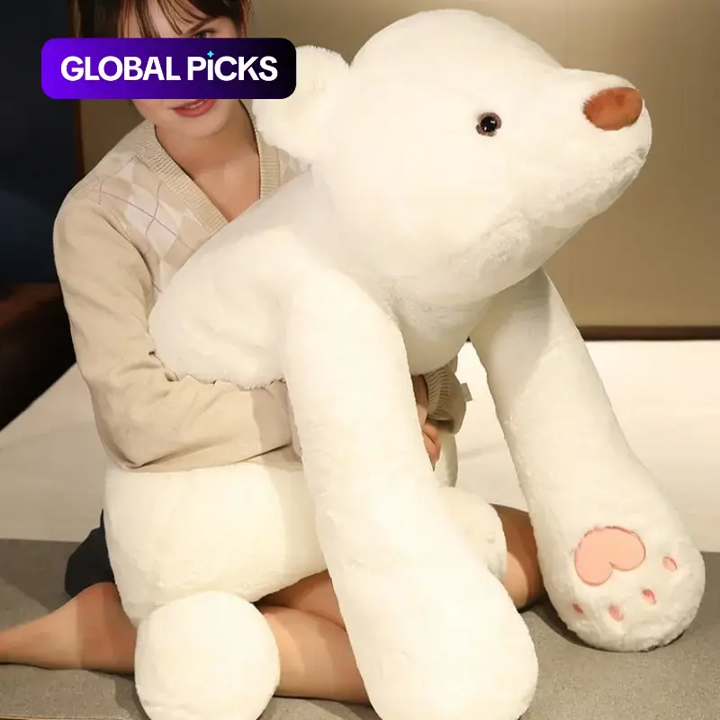 Cute Panda, Polar Bear or Brown Bear Body Pillow, Large Soft Fluffy Stuffed Animal Plush Toy, Huggable Birthday Gift for Kids and Adults #GLOBAL PICKS