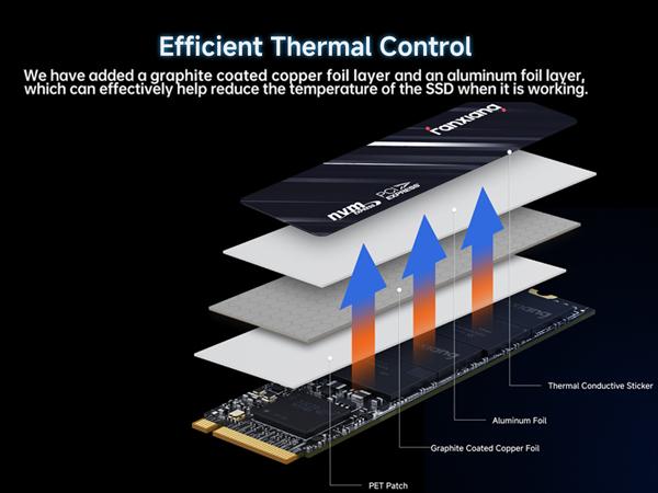 FANXIANG S690Q 1TB M.2 NVMe Internal SolidState Drive(SSD) PCIe 4.0 for PS5, Up to 4800 MB/s