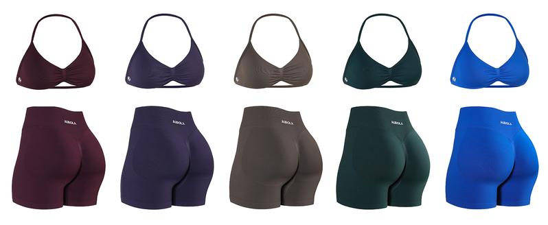 AUROLA Influence Strappy Bra Sports Bras for Women, Backless Padded Impact Strappy Bra for Workout Gym Yoga with Removable Cups Athletic Fitted AUROLA Influence Strappy Bra Sports Bras for Women, Backless Padded Impact Strappy Bra for Workout Gym Yoga with Removable Cups Athletic Fitted