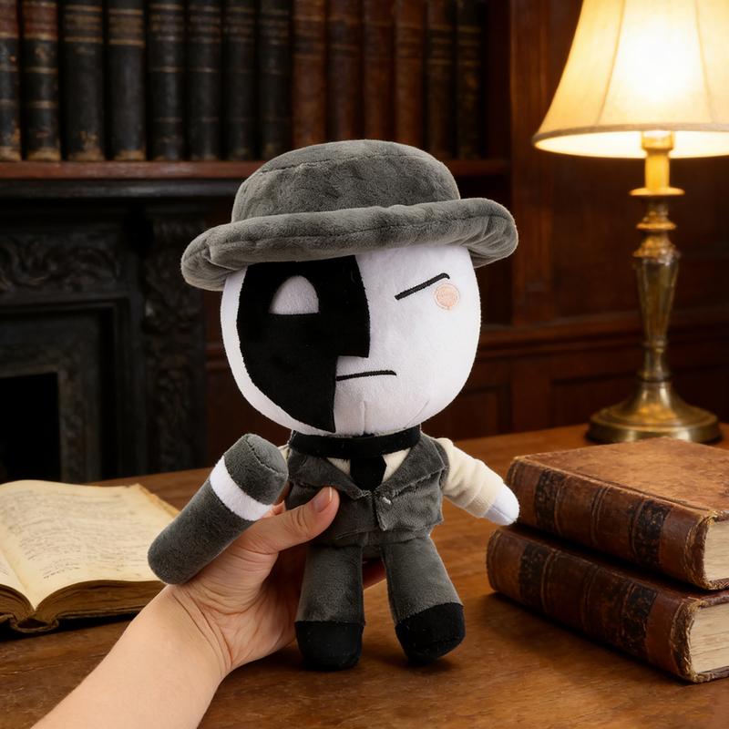 "Die of Death" Artful Detective Roblox Game Character Plush Toy - Fully Stuffed Soft Touch Doll, Ideal for Bedroom/Study/Living Room Decoration, Premium Collectible for Anime Enthusiasts, Soft Cuddly Gift, Perfect Gift for Boyfriends & Kids