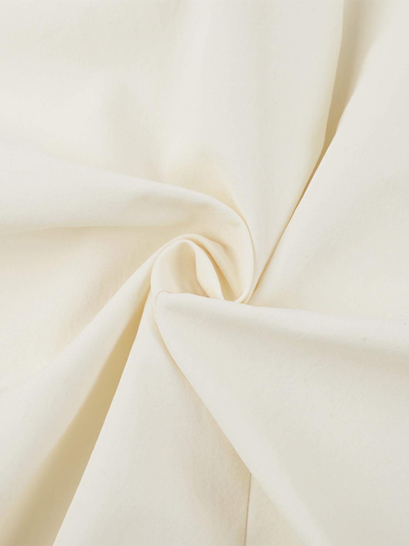 Tied Slim-Fit Long Sleeve Shirt, Stylish Tie Design, Perfect Fit for Casual Wear, Trendy Fashion Essential, Blouses, Women's Clothing