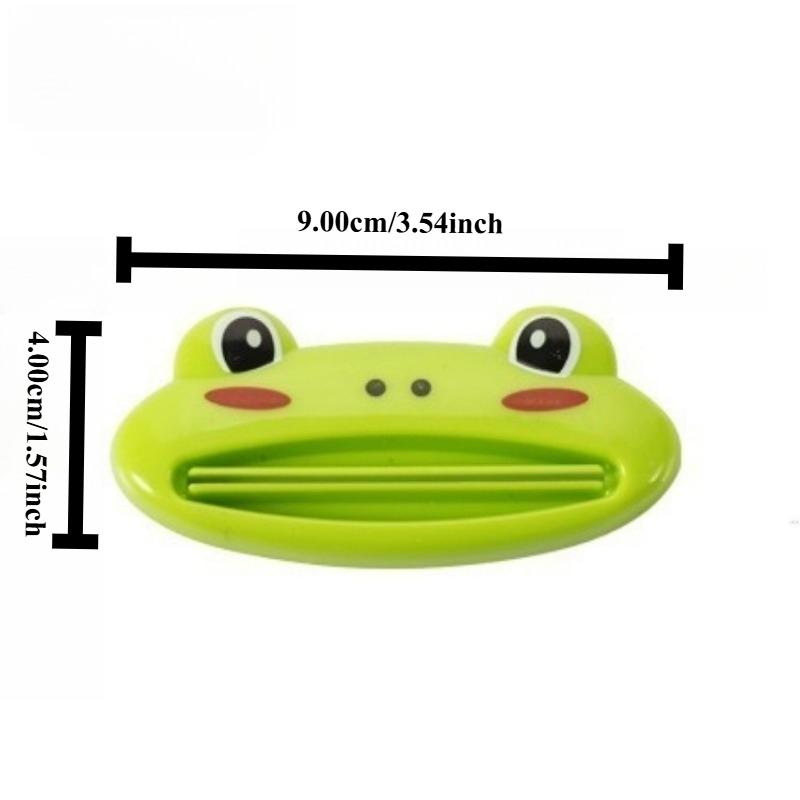 2/3 pieces of bathroom accessory animal shaped toothpaste squeezer can be reused and is easy to use. Cartoon animal toothpaste squeezer is suitable for children and adults. Fun plastic bathroom accessory, independent and easy to use, perfect toothpaste ra