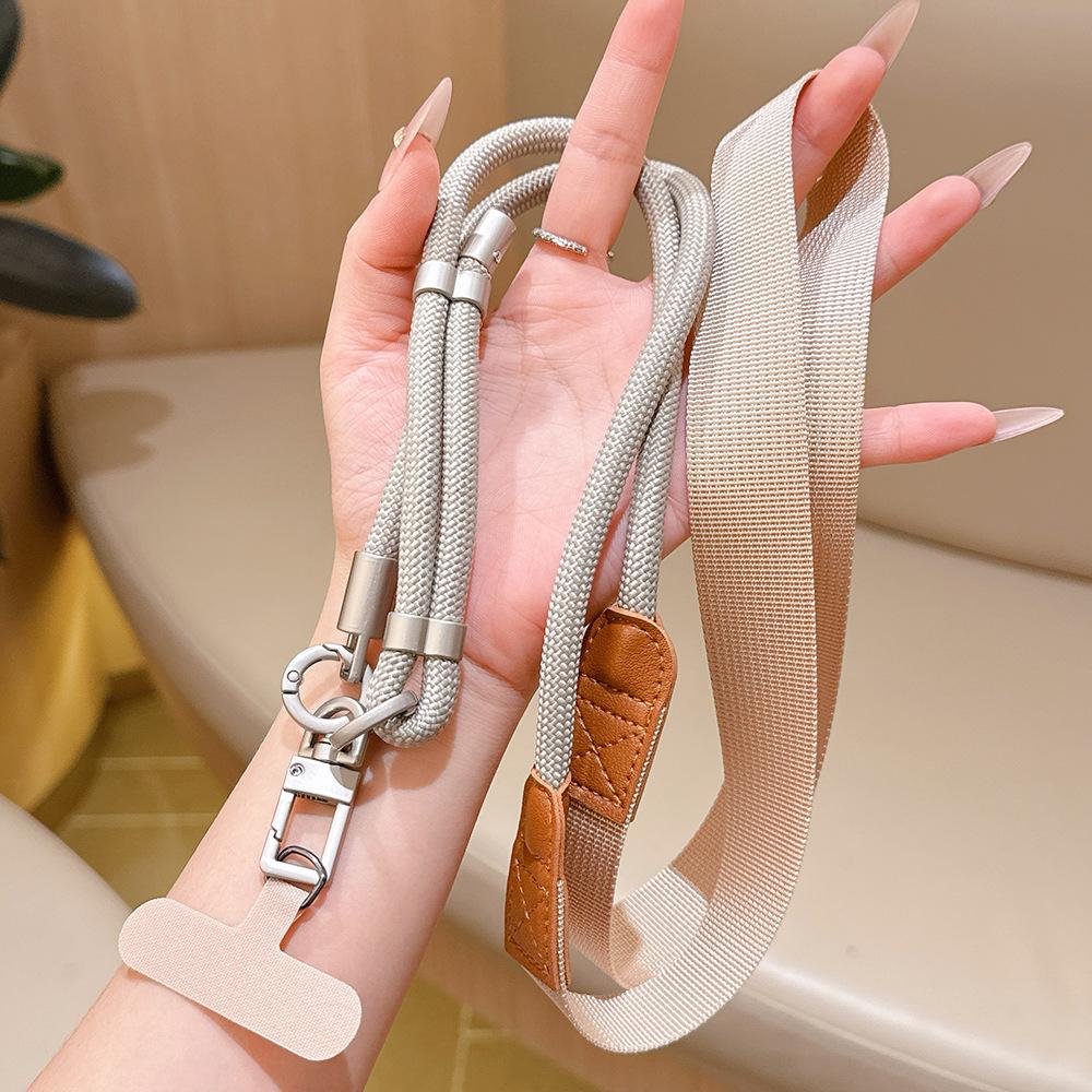 1 Pc Wide Shoulder Strap Crossbody Phone Lanyard, Adjustable Length, Premium Bag & Camera Strap, Anti-Theft for Outdoor Travel