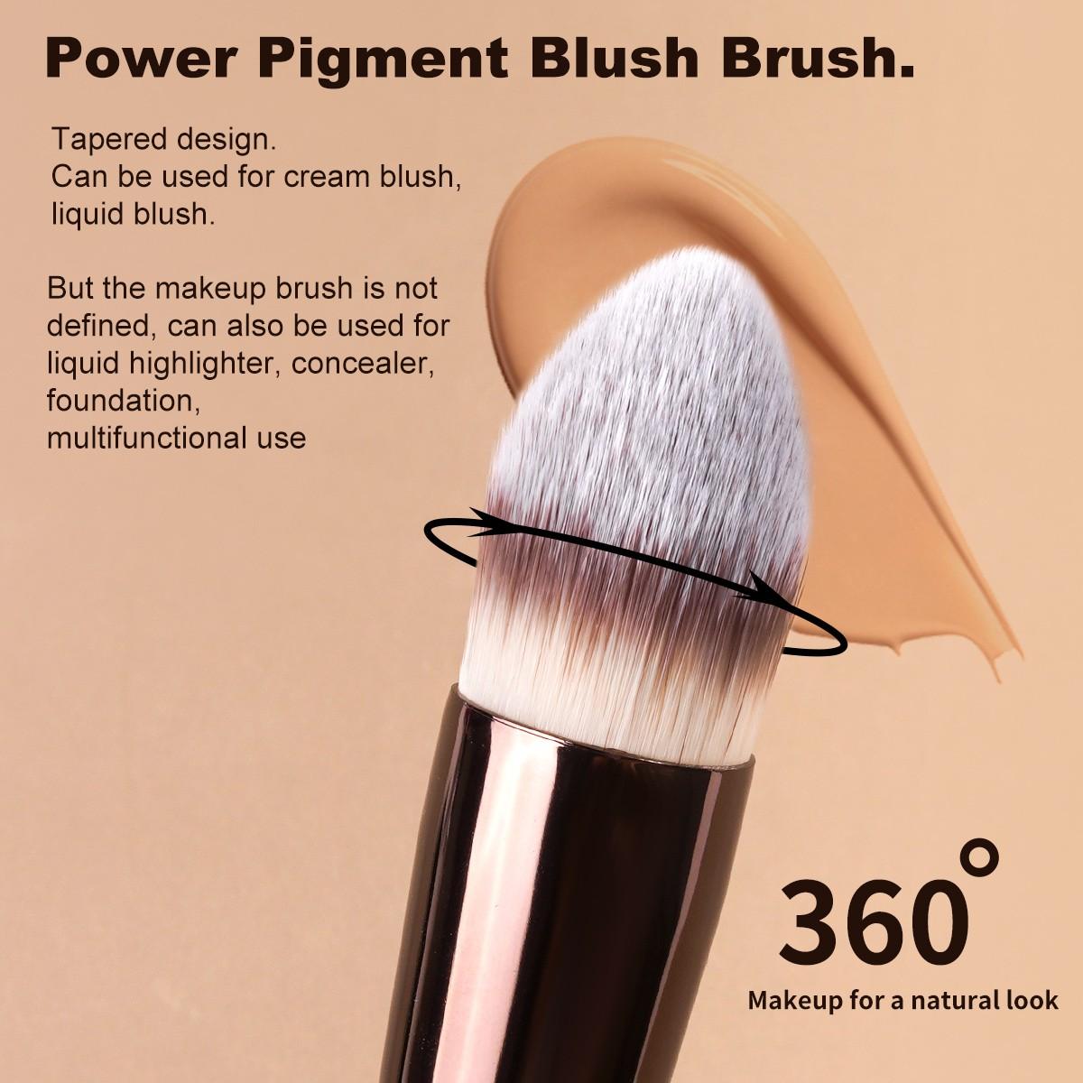 Maange 5-Piece Makeup Brush Set Includes Foundation Brush Concealer Brush Blush Brush Contour Brush Cosmetic Tools