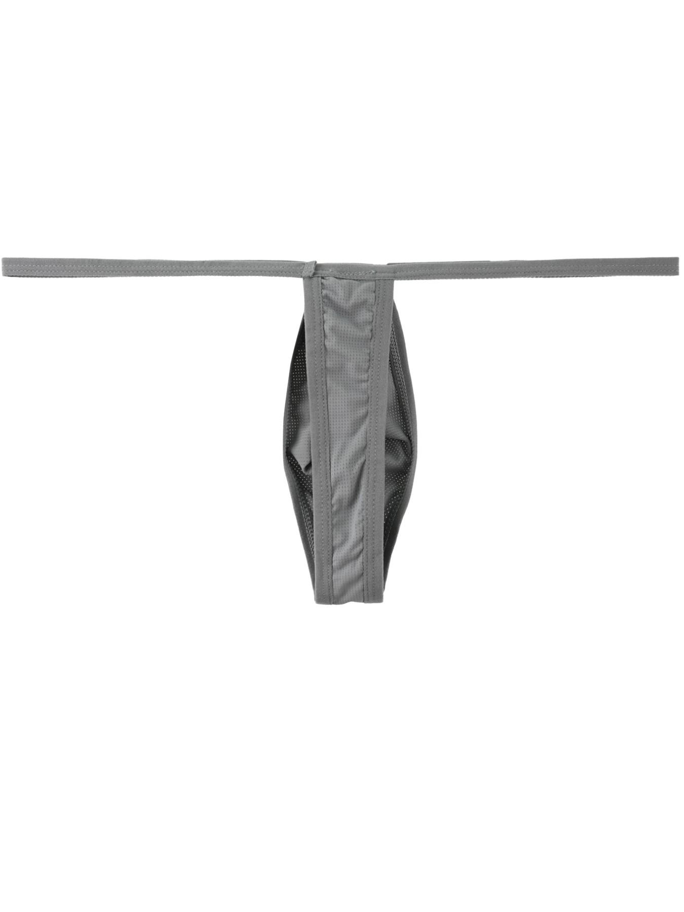 3pcs Men's Ultra-Thin Striped Underwear Set, Undergarments, Transparent Elastic Fashion Briefs, Breathable Comfort Summer Shorts, 3-Pack, Nylon