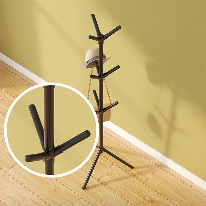 Modern space-saving multi-functional vertical hanger - equipped with a single rod suspension system, suitable for bedrooms, corridors, and small apartments, easy to assemble, minimalist Nordic style