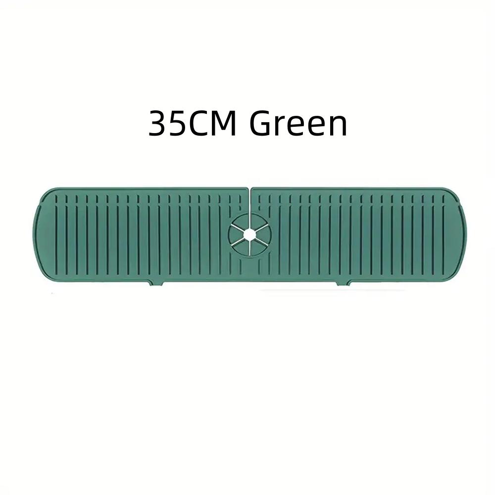 Silicone pad, silicone faucet water collection pad, kitchen sink anti-leakage drying pad, anti-slip drainage and splash-proof guard water collection pad, exquisite faucet kitchen accessories, household appliances, dishcloth holder