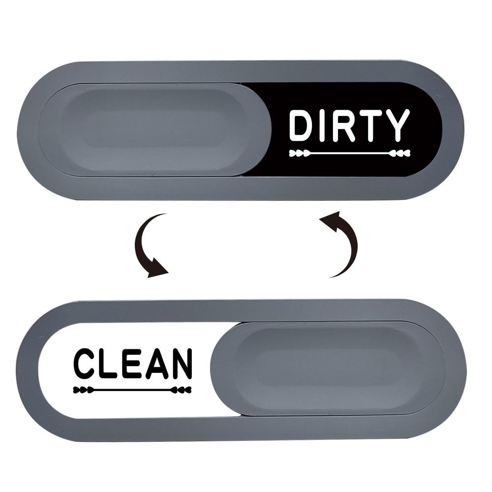 Matte High-End Slide Cover Dishwasher Status Indicator, Smooth Push-Pull Switch, Strong Adhesive, Home Kitchen Essential Tool