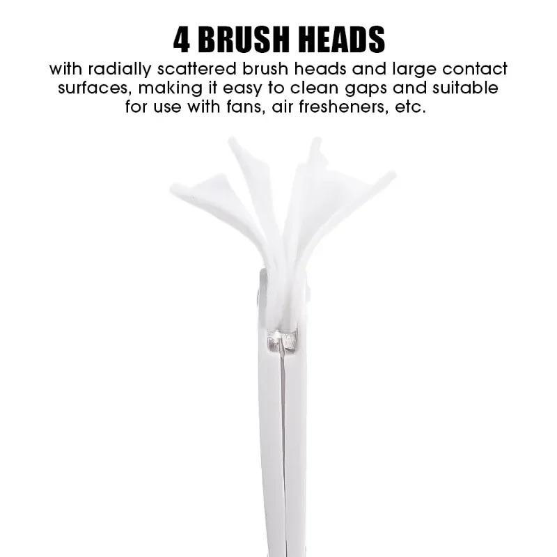 Multi-functional Fan Cleaning Brush Keyboard Gap Tool Plastic Dust Removal Brushes Window Blind Duster Vent Cleaning Tools
