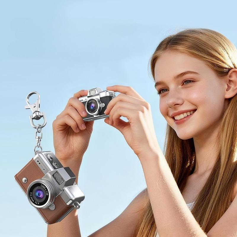 CCD Flip Screen Keychain Video Camera! Full Set with 32GB Storage, Reader & Adapter. Capture HD Moments Anytime. Cute, Portable, Ideal Christmas Surprise!