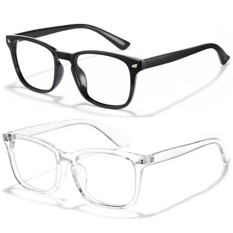 2024 Classic Fake Nerd Glasses - Lightweight Casual Eyeglasses, Long-wear Durable Frames, Comfortable Wearing Party Supplies for Men/Women, 1-Pack/2-Pack/3-Pack for Outdoor Activities & Perfect for Any Occasion