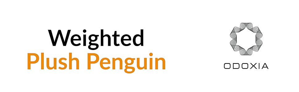 Weighted Animals for Anxiety 3.1lb Penguin | Stuffed Weighted Plush for Kids, Adults | Weighted Stuffed Animals | Weighted Plushies | Weighted Plushie