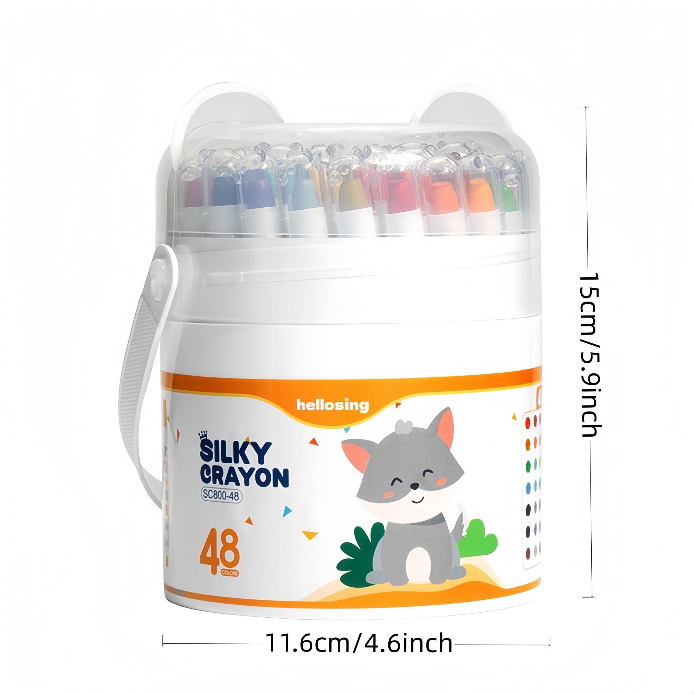 Jumbo Silky Crayons for Toddlers, Easy Grip Twistable Crayons, Non Toxic Washable Crayons, Kids Gifts, toddler crayons ,Easter crayons,Coloring Pencils, Art Supplies, Christmas Gifts