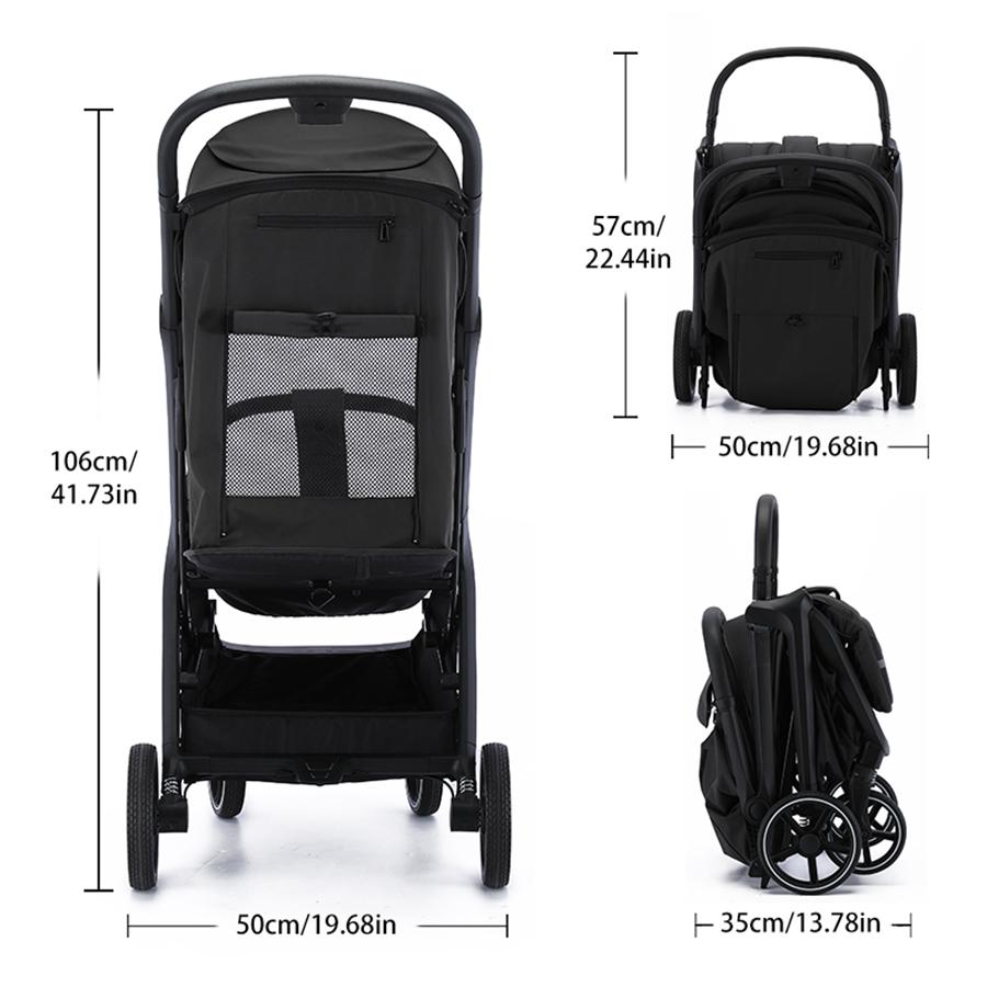 One-click Folding Lightweight Foldable Baby Strollers – Perfect for Travel, Shopping & Daily Walks,Multi-Functional Baby Strollers,Ergonomic Baby Strollers