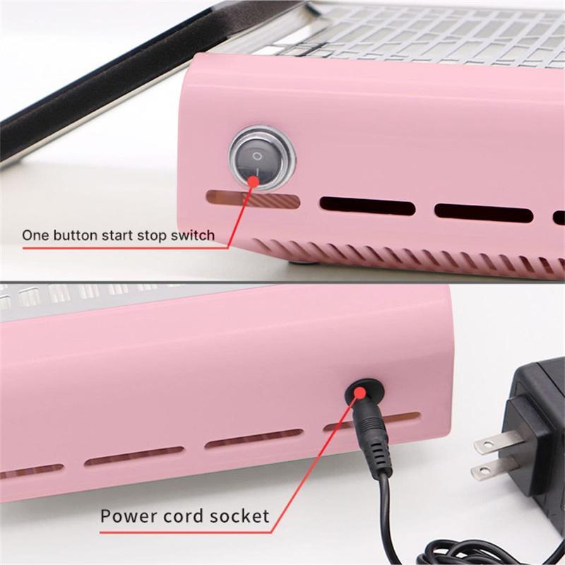 Nail Vacuum Cleaner, Nail Dust Collector with Replaceable Filter, Nail Extractor, Nail Cleaner, Professional Manicure & Pedicure Tool for Home & Salon Use, Diy Nail Art, Nail Supplies Equipment