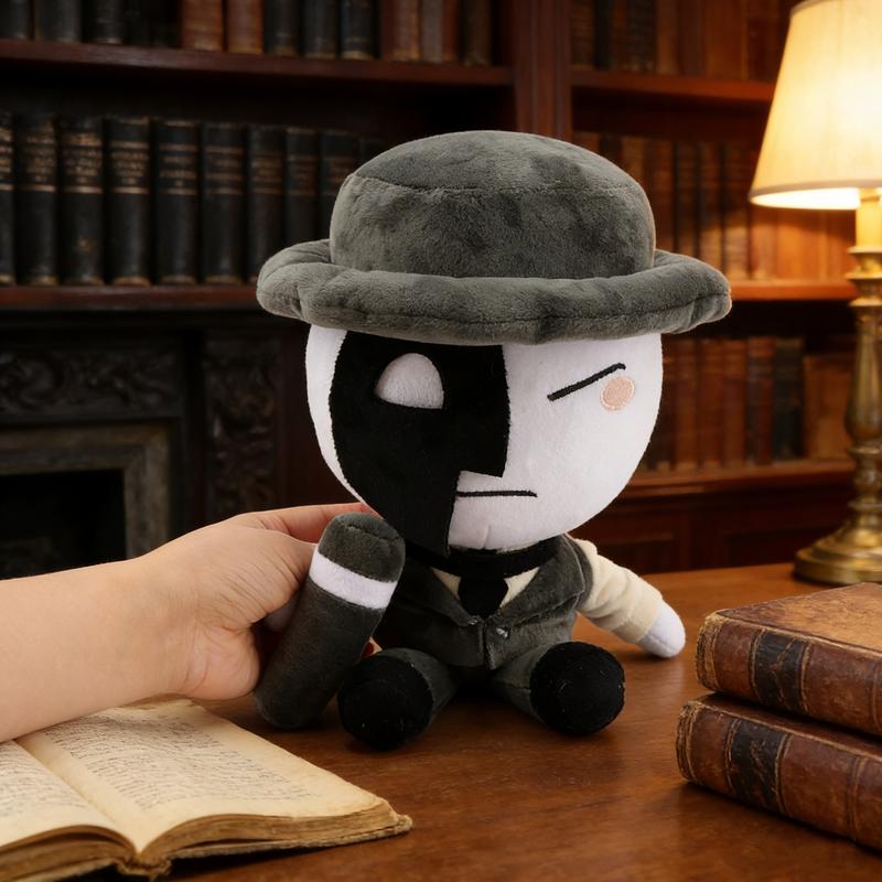 "Die of Death" Artful Detective Roblox Game Character Plush Toy - Fully Stuffed Soft Touch Doll, Ideal for Bedroom/Study/Living Room Decoration, Premium Collectible for Anime Enthusiasts, Soft Cuddly Gift, Perfect Gift for Boyfriends & Kids