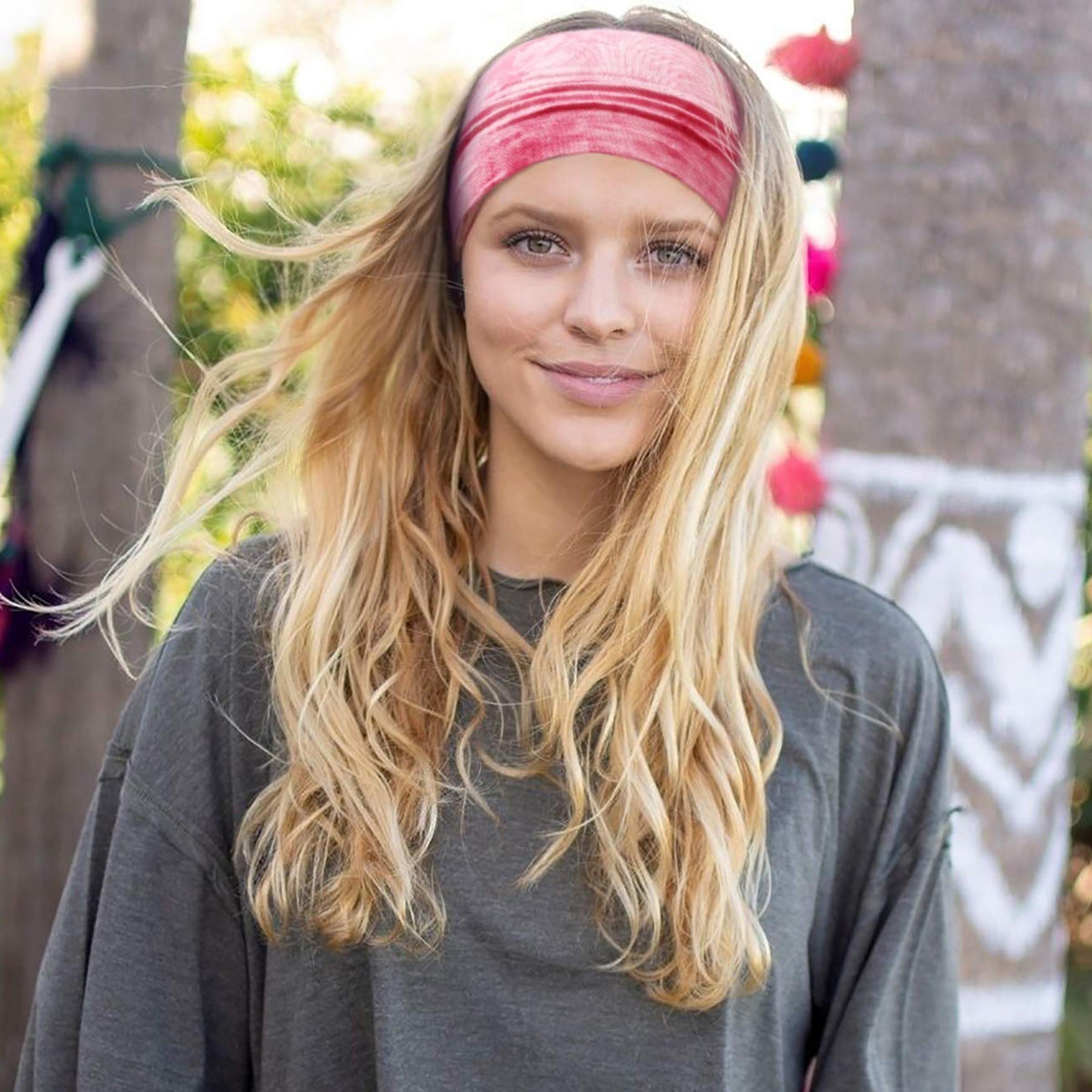 1Pc Headbands for Women African Boho Wide Hairband Headband Knotted Head Wraps Turbans Hair Accessories