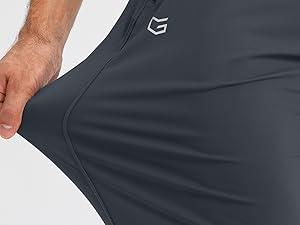 G Gradual Sweatpants for Men with 3 Zipper Pockets Tapered Joggers for Workout Running Gym Outfit Track Pants for Men Fitness Trousers