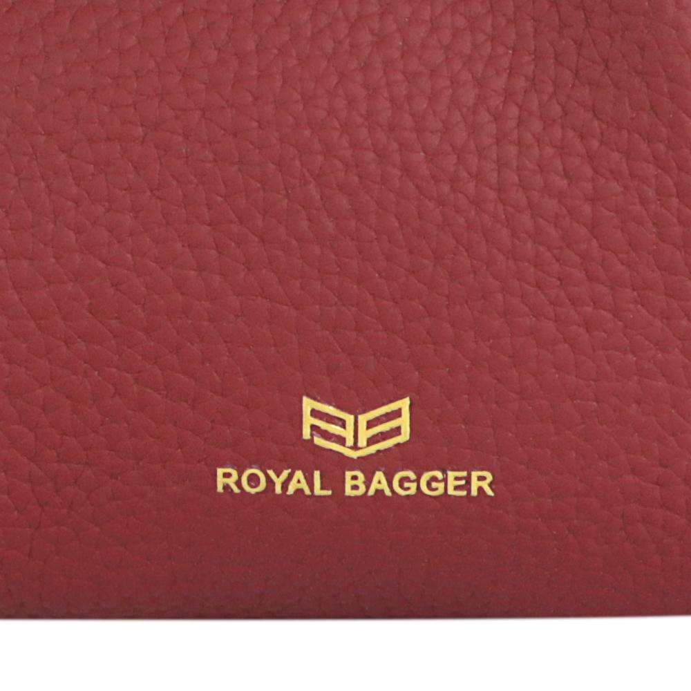 Royal Bagger RFID Kiss Lock Wallet, Solid Color Multi-card Slots Card Holder, Genuine Leather Clutch Purses for Women 1468 SpringStatements