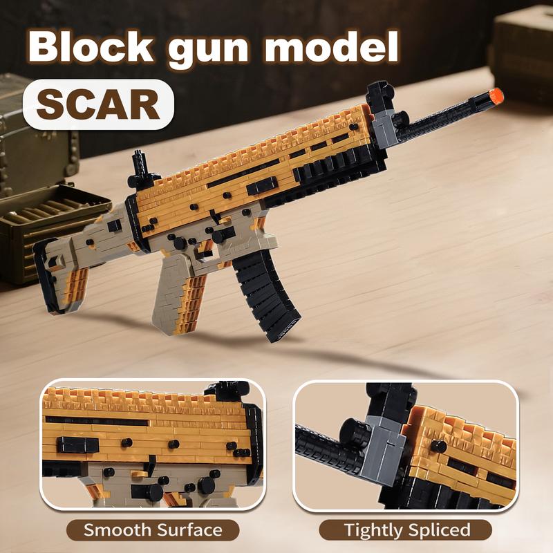 1:3 DIY Building Block Sets - Construction Toys for Kids, Adults & Collectors, Craft Assembling Model Kit with Splicing Bricks for Creative Play