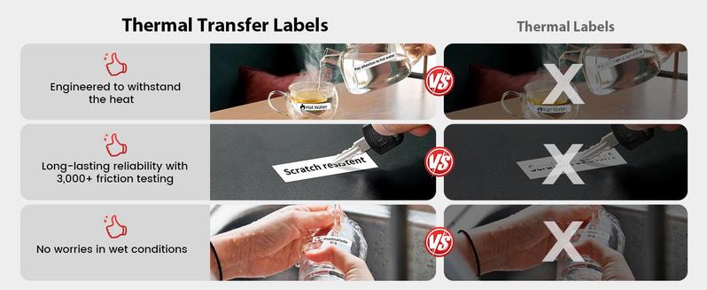 Phomemo A30 Printer Ribbon Rolls, Satin Ribbon Consumables for Gift Wrapping, Decoration & Craft Printing