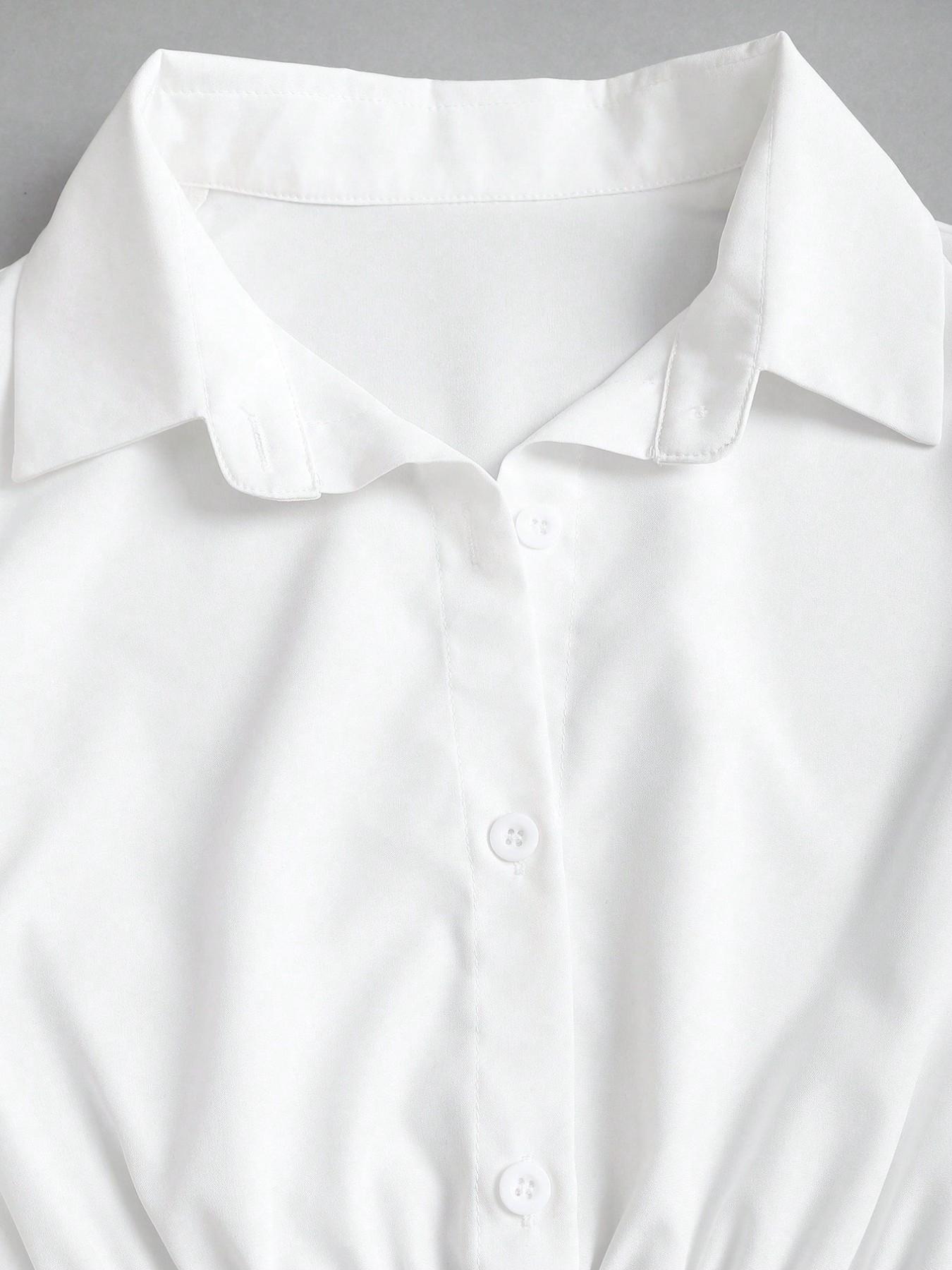 Women's solid color slim-fit V-neck long-sleeved shirt jumpsuit, elegant woven fabric, slim fit, suitable for all seasons, and can be layered flexibly Bodysuits