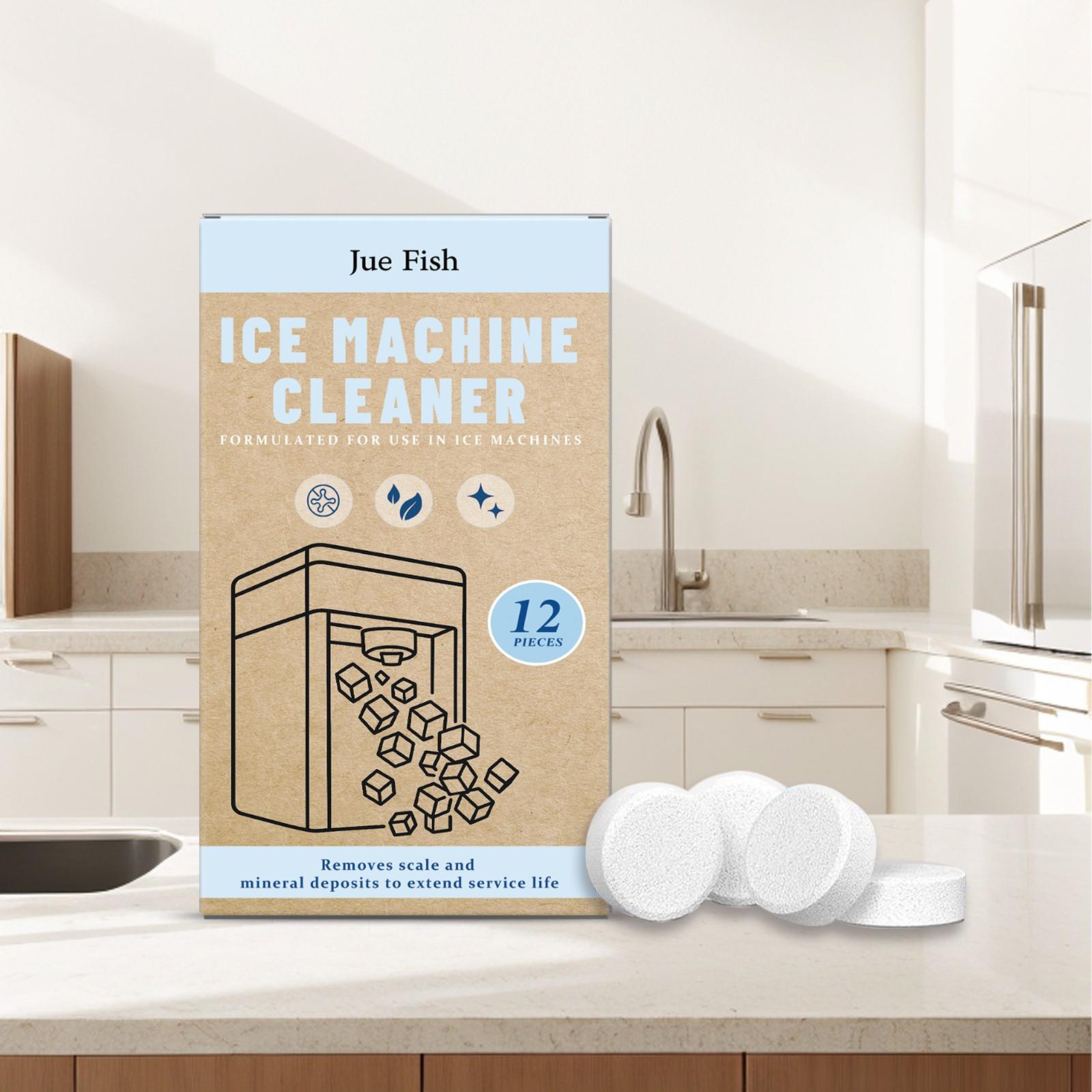 Ice Maker Cleaning Tablets, Deep Clean Deodorize Care Ice Maker Cleaner, Home Use, Removes Limescale Odor, Ca Prop 65 Compliant