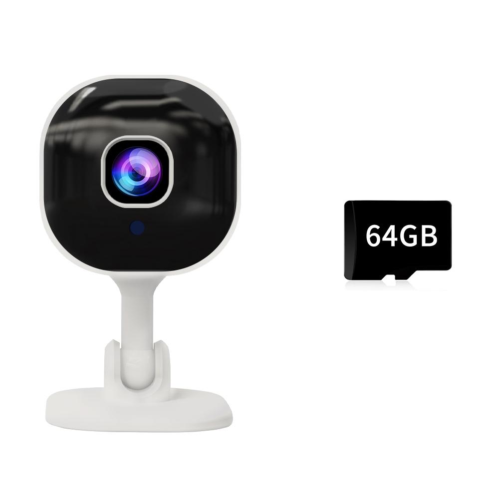 Wireless WiFi Home Security Camera with Night Vision, Motion Tracking, Wall Mount, Mobile App Live View for Indoor Monitoring – Smart Surveillance Camera for Home Security,  24/7 Security Monitoring, App Control, Easy Installation