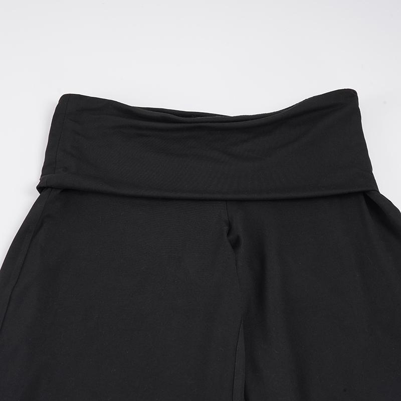Women's Street Style Casual Solid Color Ruched Mid-Length Shorts, Elastic Waist Capri Pants, Loose-Fitting Below the Knee, Summer New Arrival, Casual Fashionable Shorts, Capris Shorts, Elastic Waistband Shorts